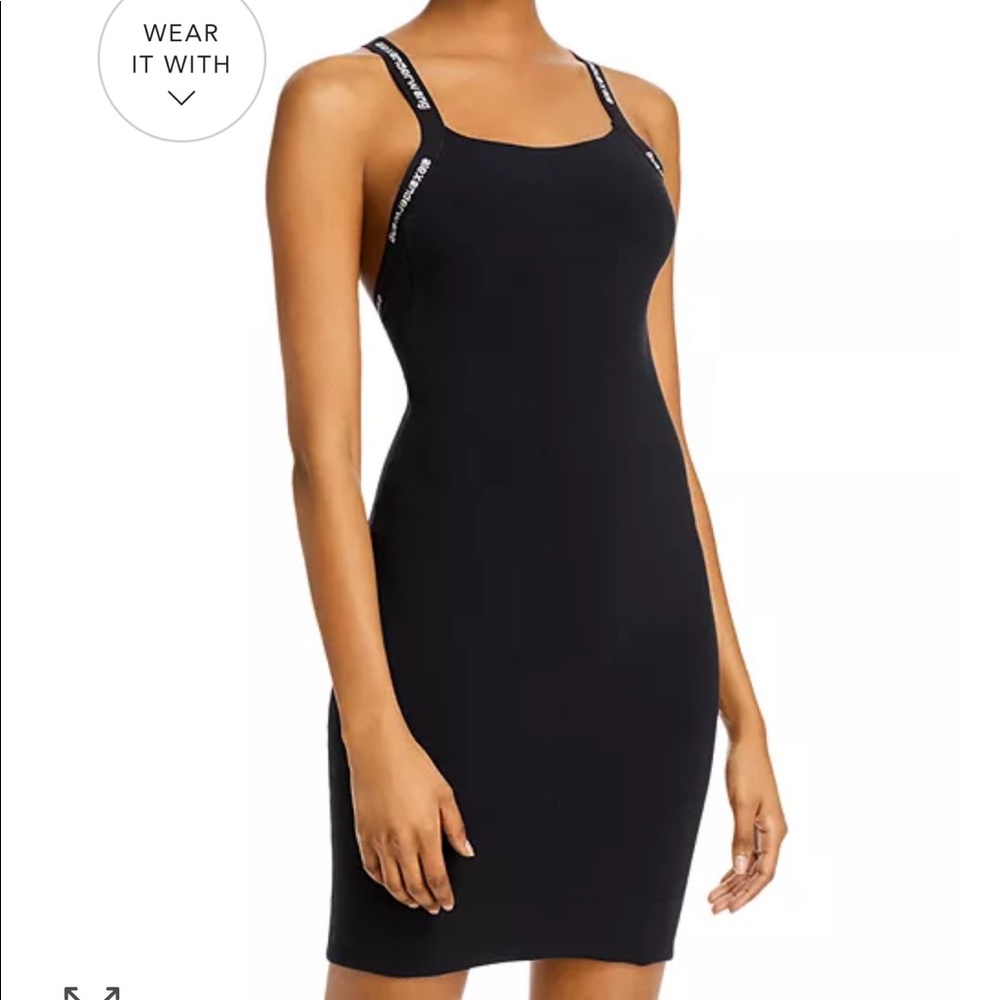 Alexander Wang.T Bodycon Logo Dress